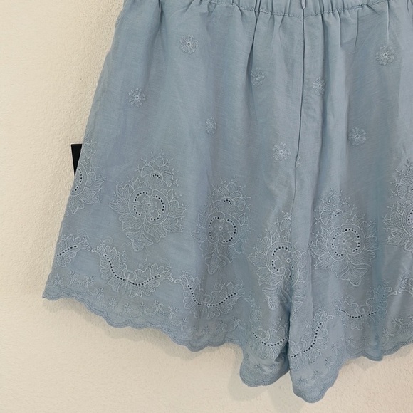 NWT Lulus Summer Soiree Embroidered Shorts - Picture 4 of 7